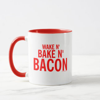 Mug Cuisine Gras Réveille N' Bacon Cantine Rouge