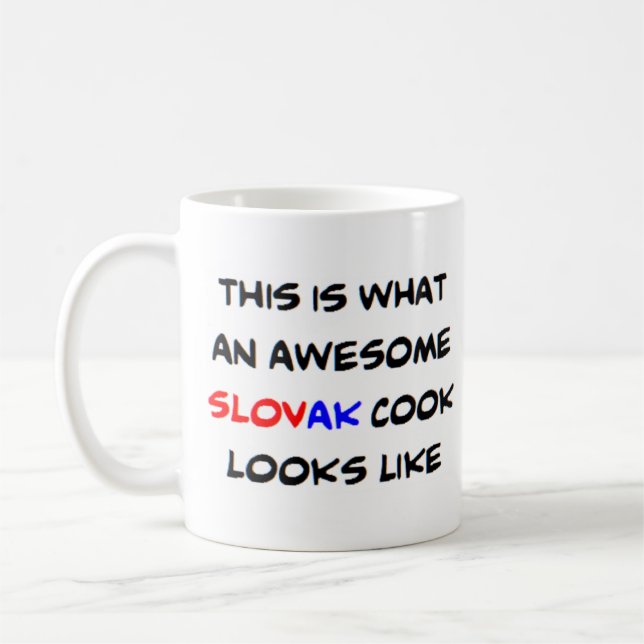 Mug cuisinier slovaque, génial (Gauche)