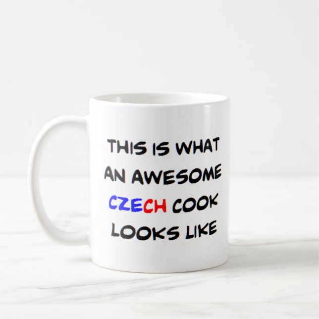 Mug cuisinier tchèque, génial (Gauche)