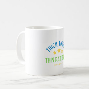 Mug Cuisses épaisses, Patience fine - Sasy & Confident
