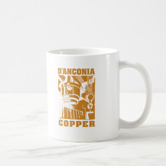 Mug cuivre de d'Anconia/logo de cuivre