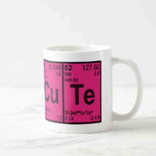 Mug Cuivre Tellurium "CuTe" Hot Rose Girls Geek Nerdy