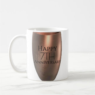 Mug Cuivre Traditionnel 7e Anniversaire