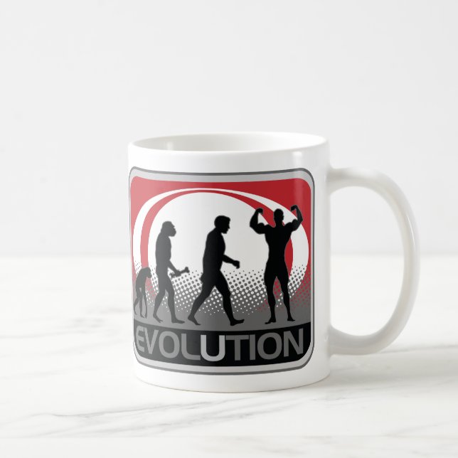 Mug Culturiste d'évolution (Droite)