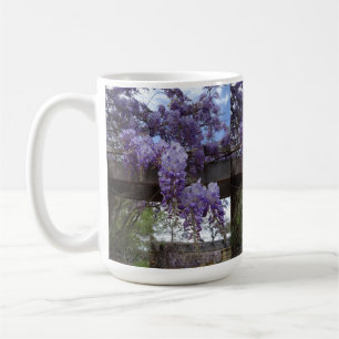 Mug Cup with wisteria vine