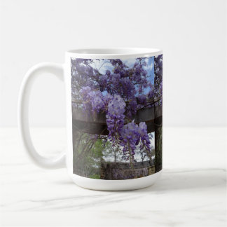 Mug Cup with wisteria vine