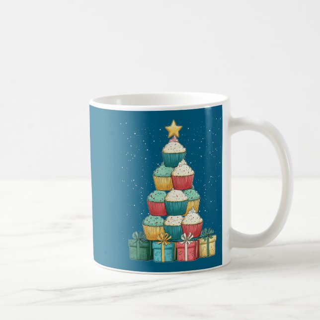 Mug Cupcake Baking Baker Christmas Tree Xmas  (Droite)