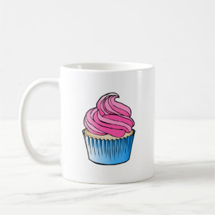 Mug Cupcake rose