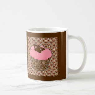 Mug Cupcake rose fraise