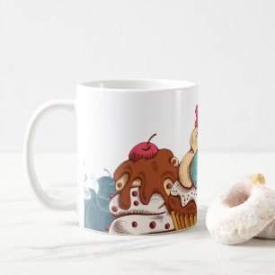 Mug Cupcakes Style Rétro Sweet Dessert