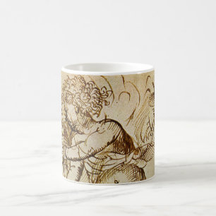 Mug Cupid avec un violon par Domenico Campagnola