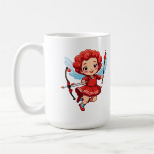 Mug Cupidon mignon avec arc et flèche