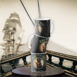 Mug Curieux chat pirate décrypter mystères anciens