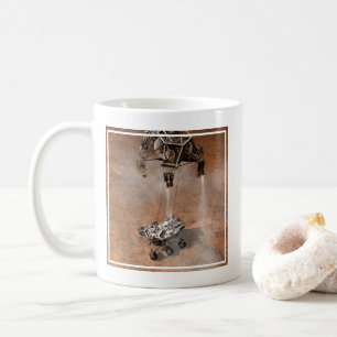 Mug Curiosity Arrivant Sur La Surface Martienne.