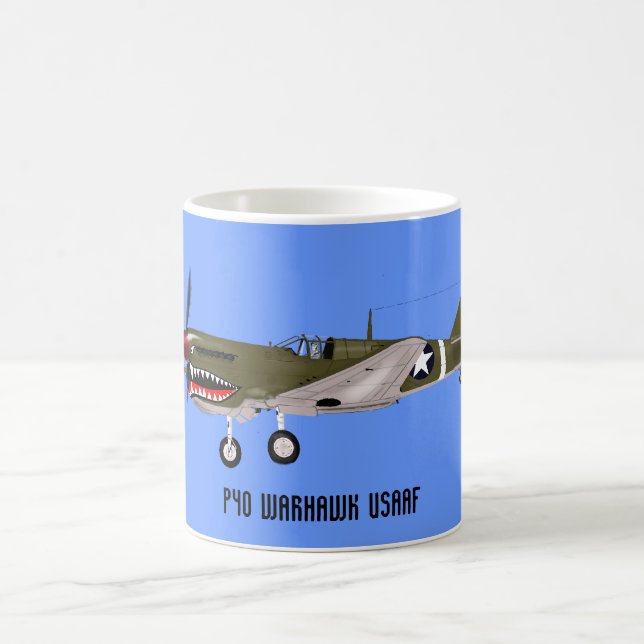 Mug Curtiss P-40 Warhawk (Centre)