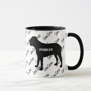 Mug CUSTOM Cane Corso Dog Silhouette