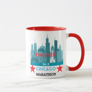 Mug Custom Chicago 2024 Marathon Parfait pour Noël