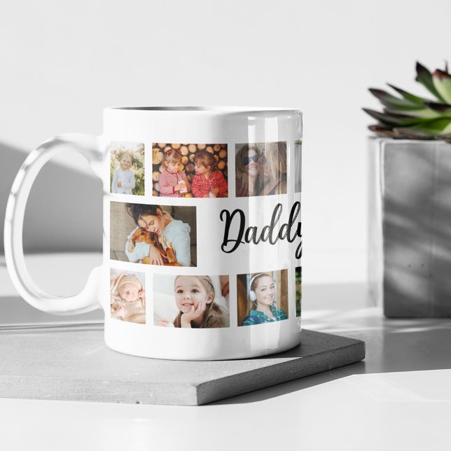 Mug Custom Daddy 18 Photo Collage (Créateur téléchargé)