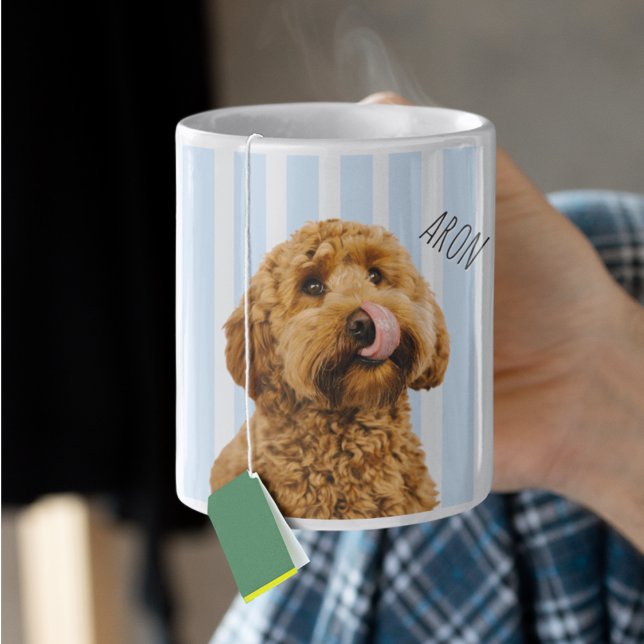 Mug Custom Dog Photo | Personalized Pet Name (Créateur téléchargé)