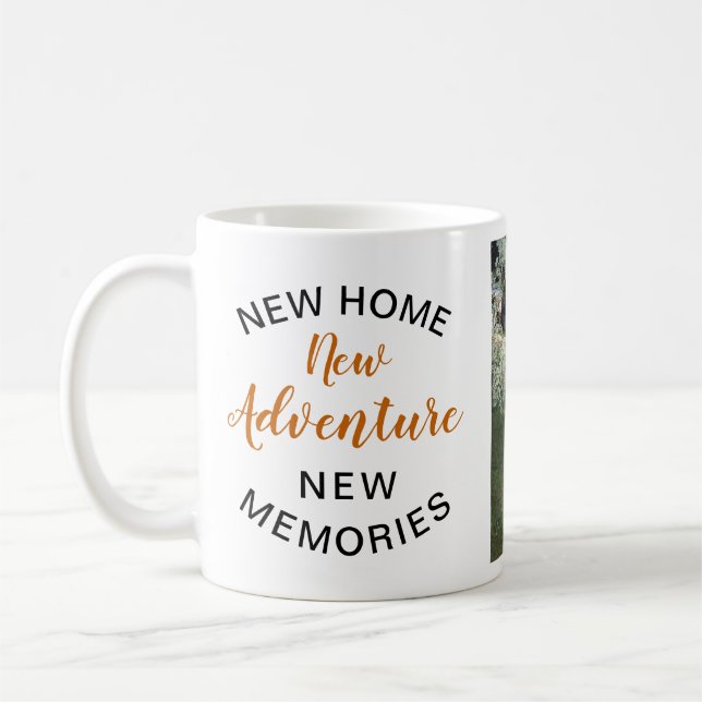 Mug Custom House Warming New Home Ajouter un café phot (Gauche)