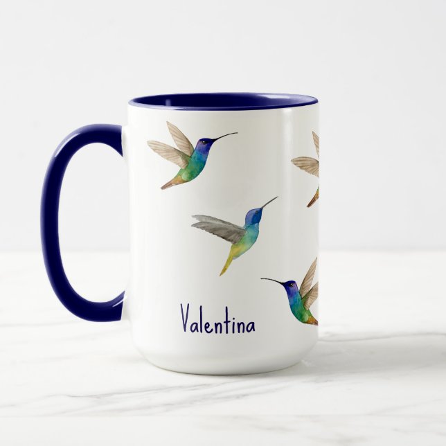 Mug Custom Hummingbirds (Gauche)