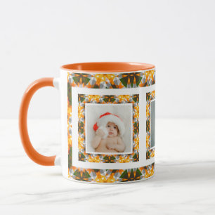 Mug Custom Jolly Automne Motif Photo Tea Photo