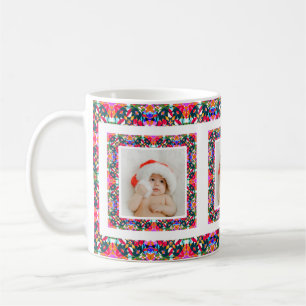 Mug Custom Jolly Noël Motif Photo Tea