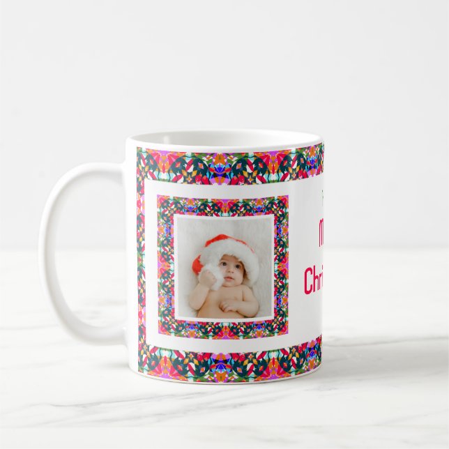 Mug Custom Jolly Noël Motif Photo Tea (Gauche)