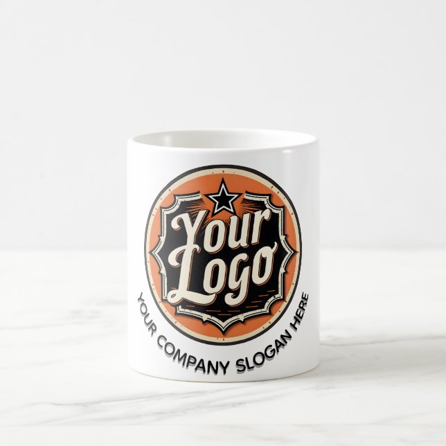 Mug Custom Logo and Text Business (Centre)