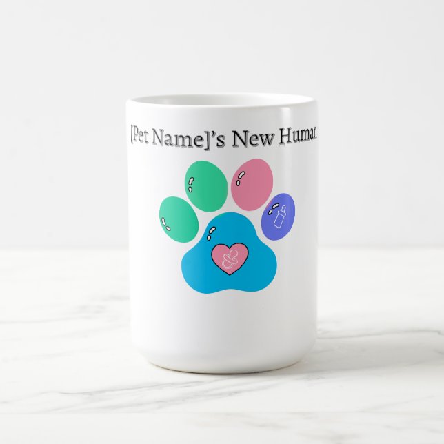 Mug Custom Pet Sibling Baby Bodysuit - New Big Brother (Centre)