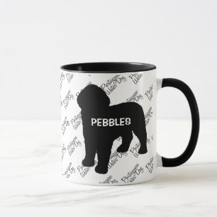 Mug CUSTOM Portugais Water Dog Silhouette
