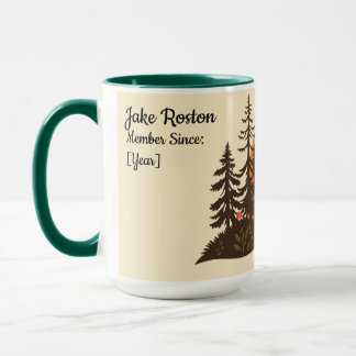 Mug Custom Retro Hiking Club 70s Style Adventure