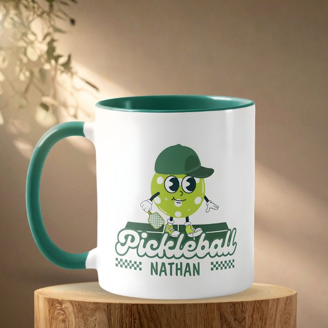 Mug Custom Retro Pickleball Mode  (Créateur téléchargé)