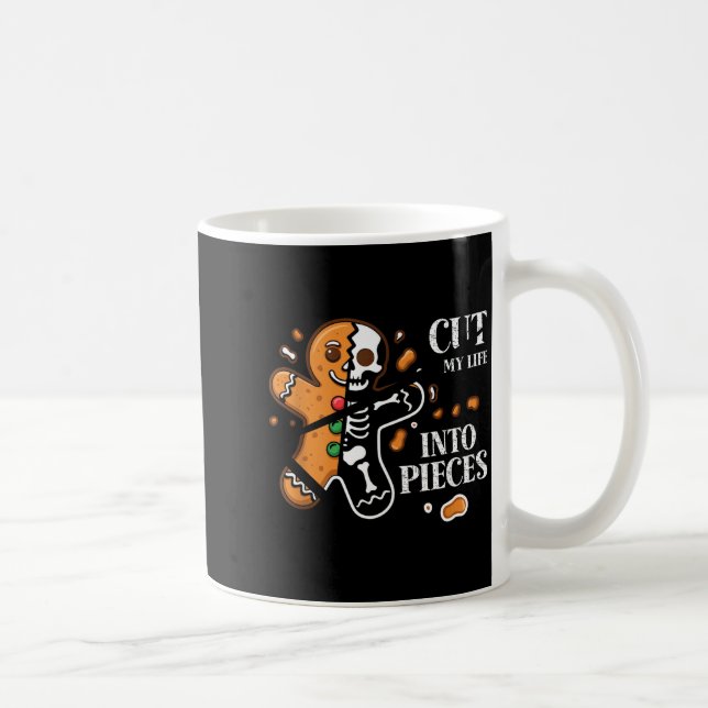 Mug Cut My Life Into Eces Gingerbread Christmas Elder  (Droite)