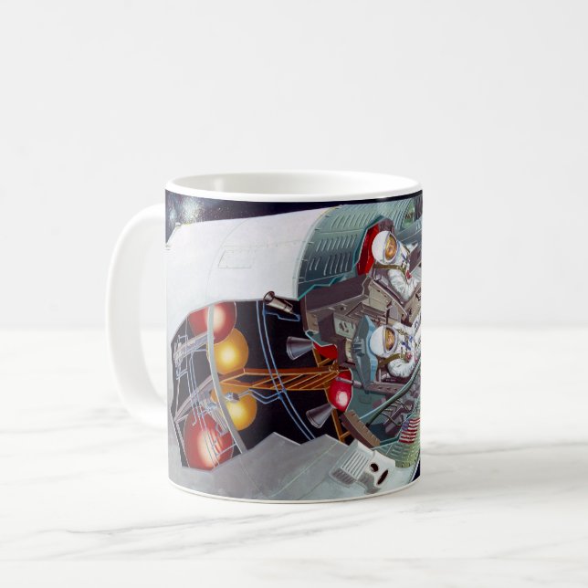 Mug Cutaway Un Appareil Spacecraft Gemini À Deux Perso (Devant gauche)