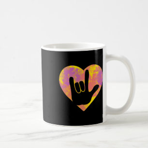 Mug Cute American Sign Language Fierté Sourde Sensibil