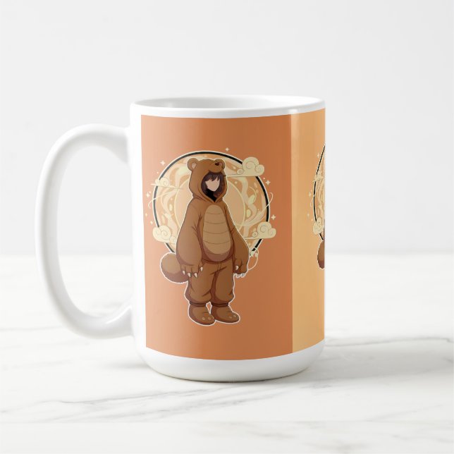 Mug Cute Anime Boy in Bear (Gauche)