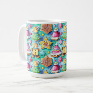 Mug Cute aquarelle Cartographie pain d'épice Cookie