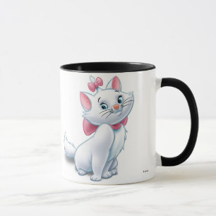 Mug Cute Aristocats Blanc et Rose Chat Disney