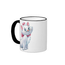 Cute Aristocats Blanc et Rose Chat Disney