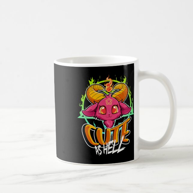 Mug Cute As Halloween Kawaii Phomet Funny Satan G (Droite)