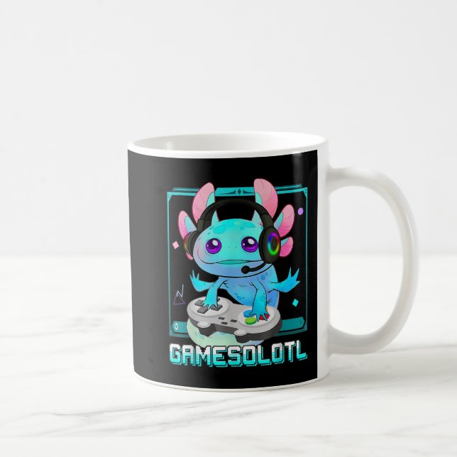 Mug Cute Axolotl Lover Gamesalotl Jeu Axolotl Enfants (Droite)