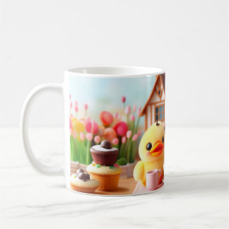 Mug cute baby birds coffee