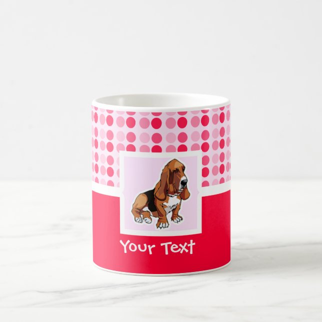 Mug Cute Basset Hound (Centre)