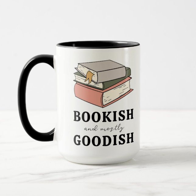 Mug Cute Book Lovers Bookish et surtout goodish (Gauche)