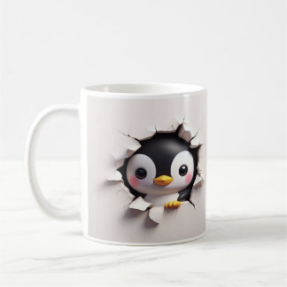 Mug Cute boug de pingouin 3D