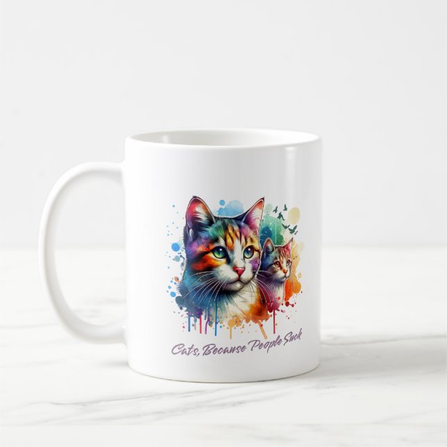 Mug Cute chat (Gauche)