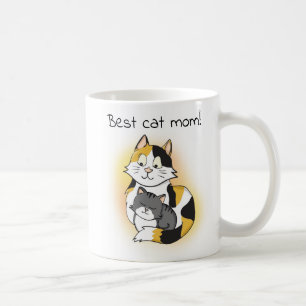 Mug Cute Chat Mère et Kitten Meilleur Chat Maman
