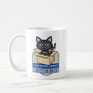 Mug Cute Chat Noir Je Fais Ce Que Je Veux