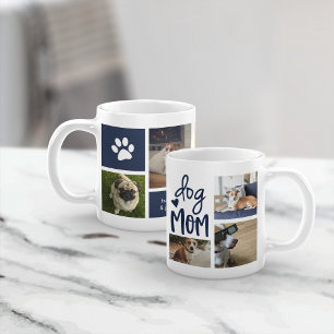 Mug Cute Chien Maman Animal de compagnie Photo Collage